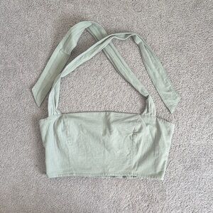 Kendall & Kylie Green Women's Crop Top